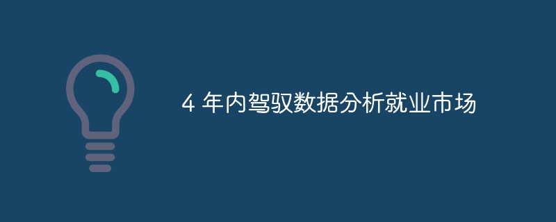 4 年内驾驭数据分析就业市场（驾驭.就业市场.年内.分析.数据...）