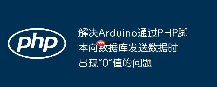 解决Arduino通过PHP脚本向数据库发送数据时出现“0”值的问题（脚本.发送.数据库.解决.数据...）